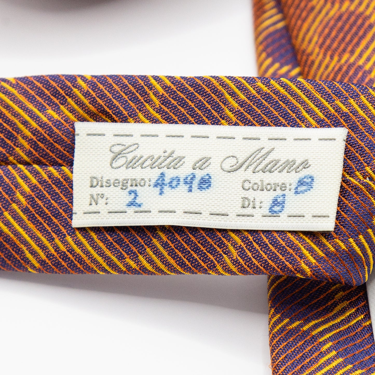 Tan Spotted Mens Italian Silk Neck Tie