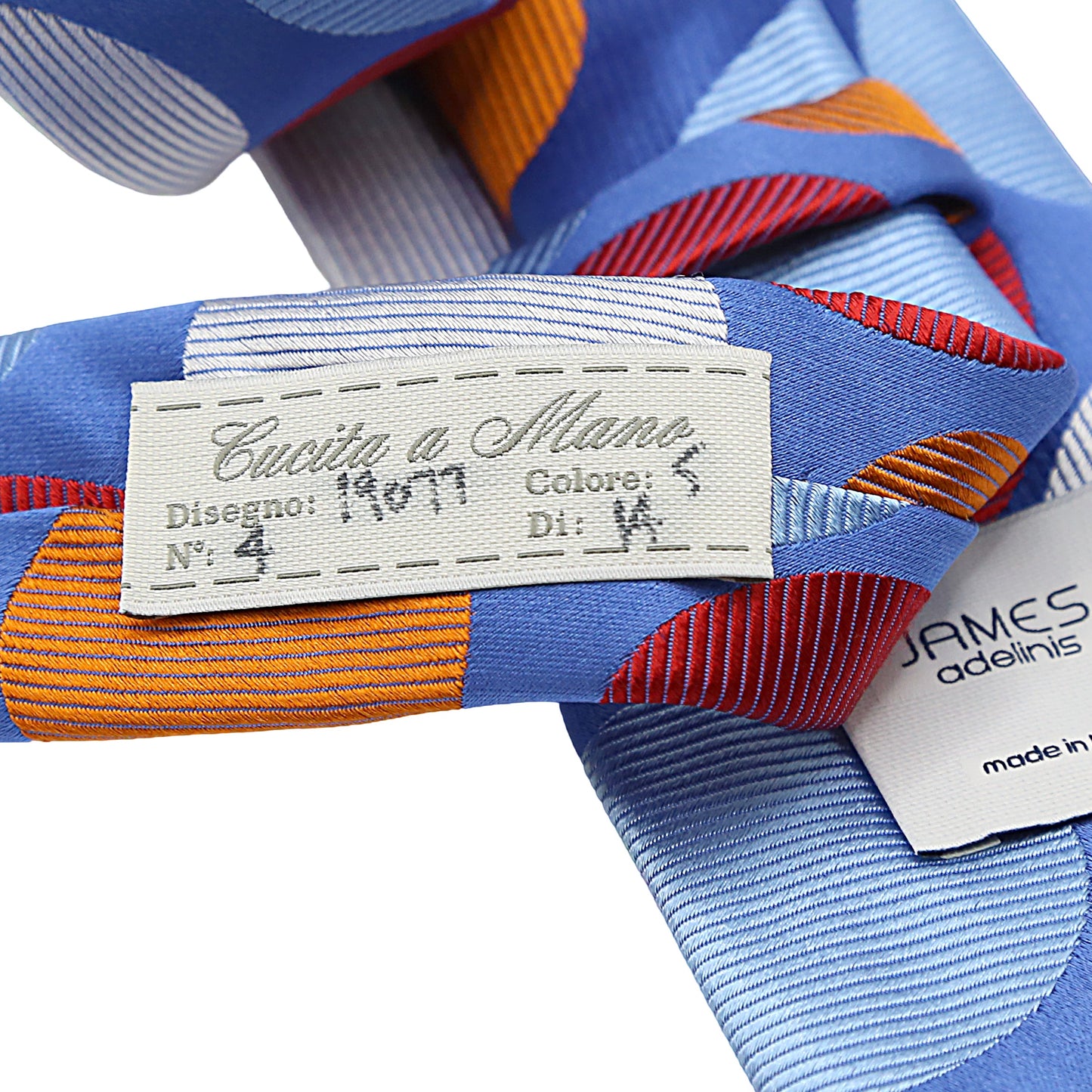 Sky Mens Italian Pure Silk Satin Coloured Circles Neck Ties
