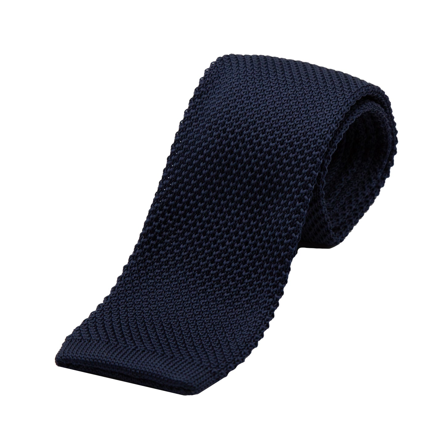 Navy Luxury Knitted Neck Tie