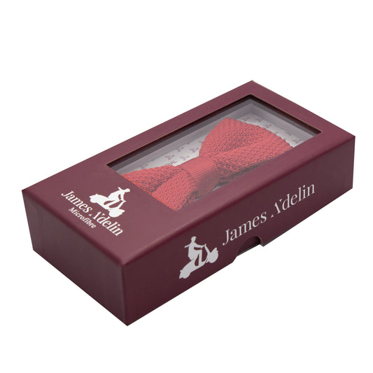 Red Luxury Knitted Bow Tie