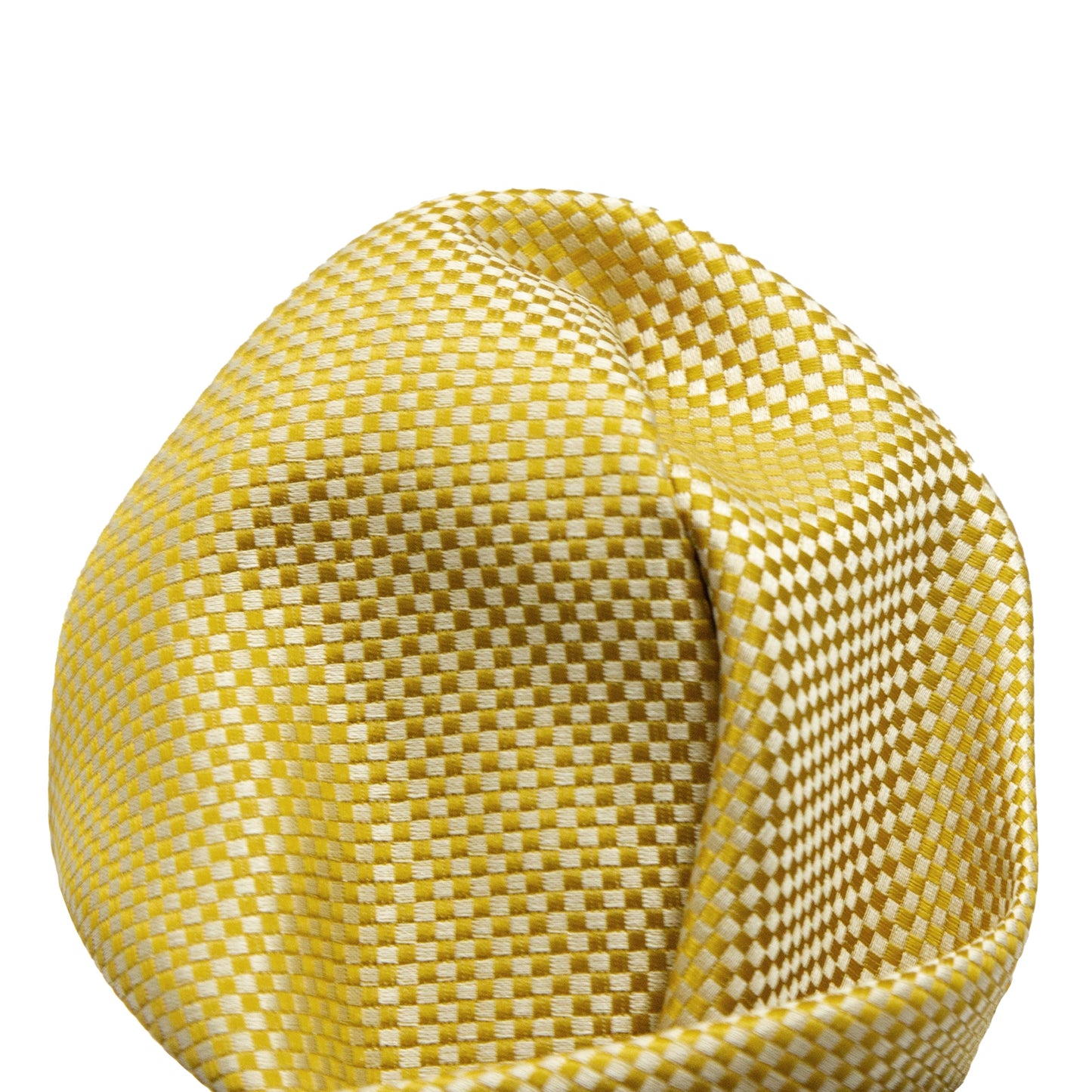 Soft Gold Luxury Textured Weave Pocket Square