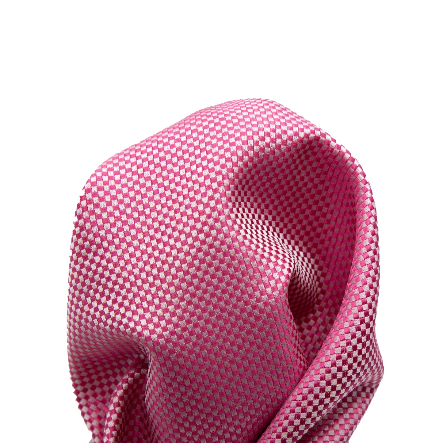 Soft Magenta Luxury Textured Weave Pocket Square