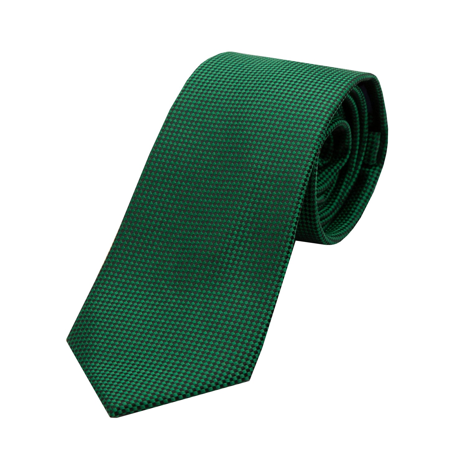 Green Luxury Textured Weave Neck Tie