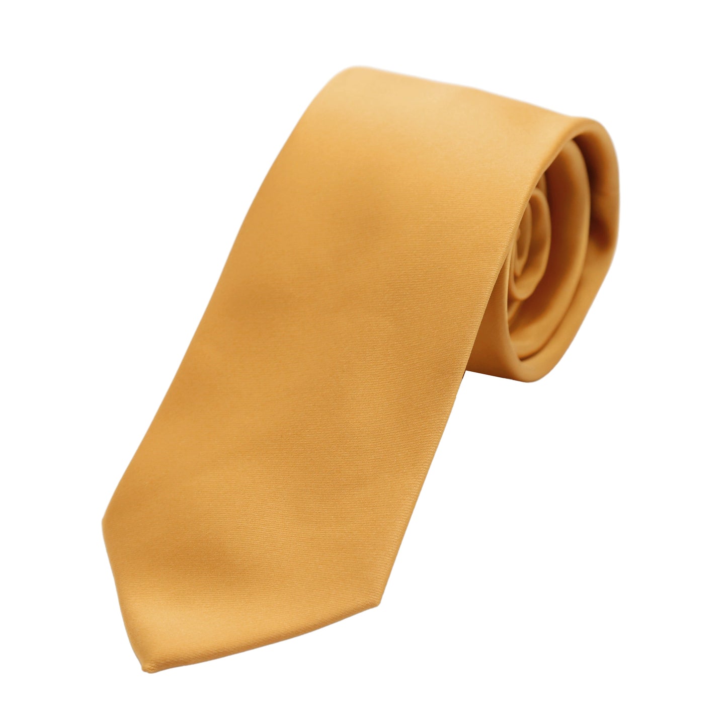 Gold Luxury Satin Weave Neck Tie