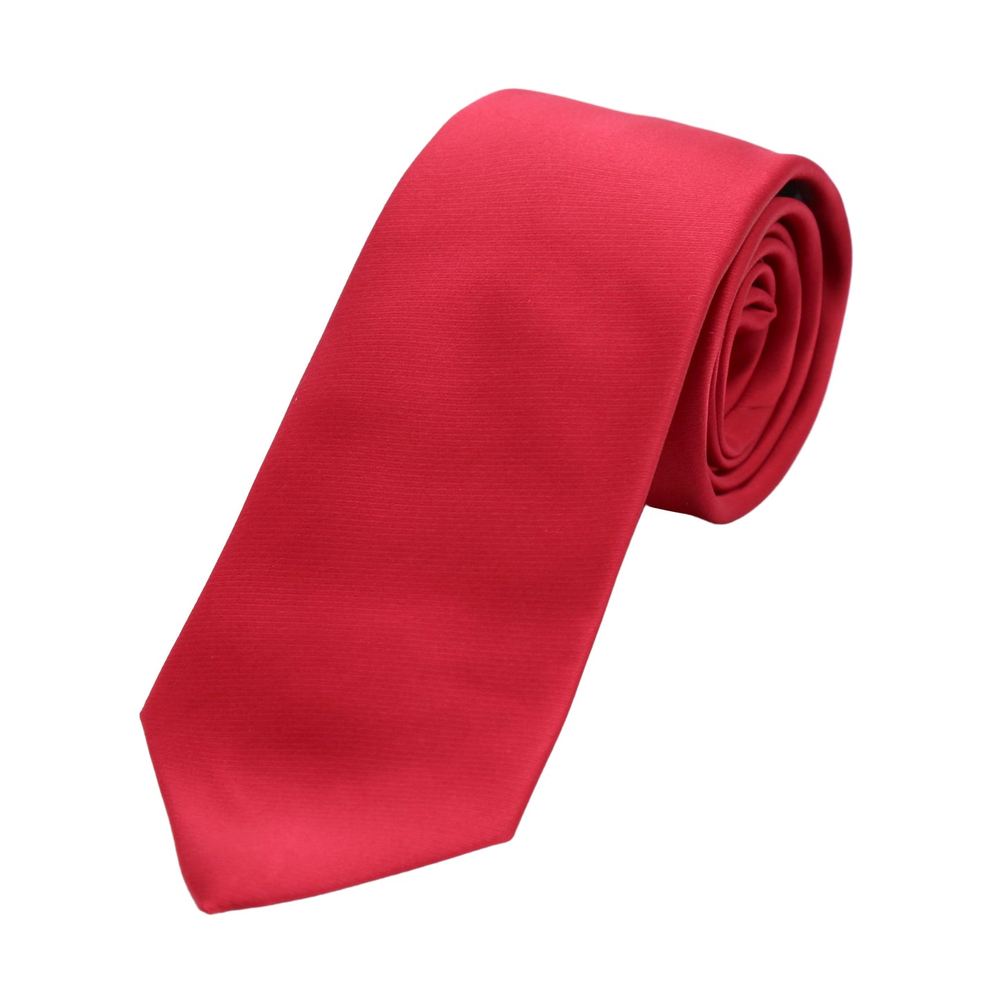 Red Luxury Satin Weave Neck Tie