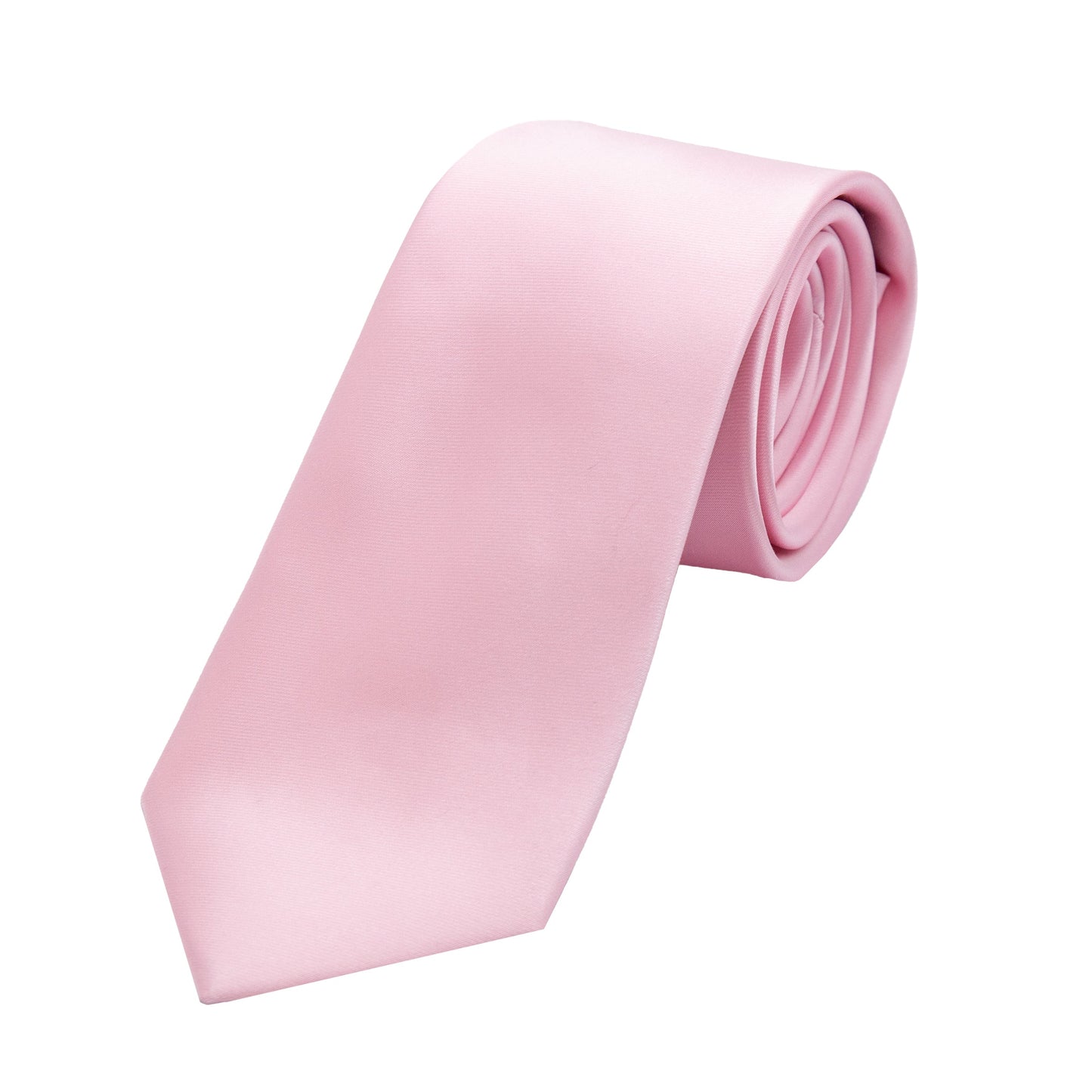 Pink Luxury Satin Weave Neck Tie
