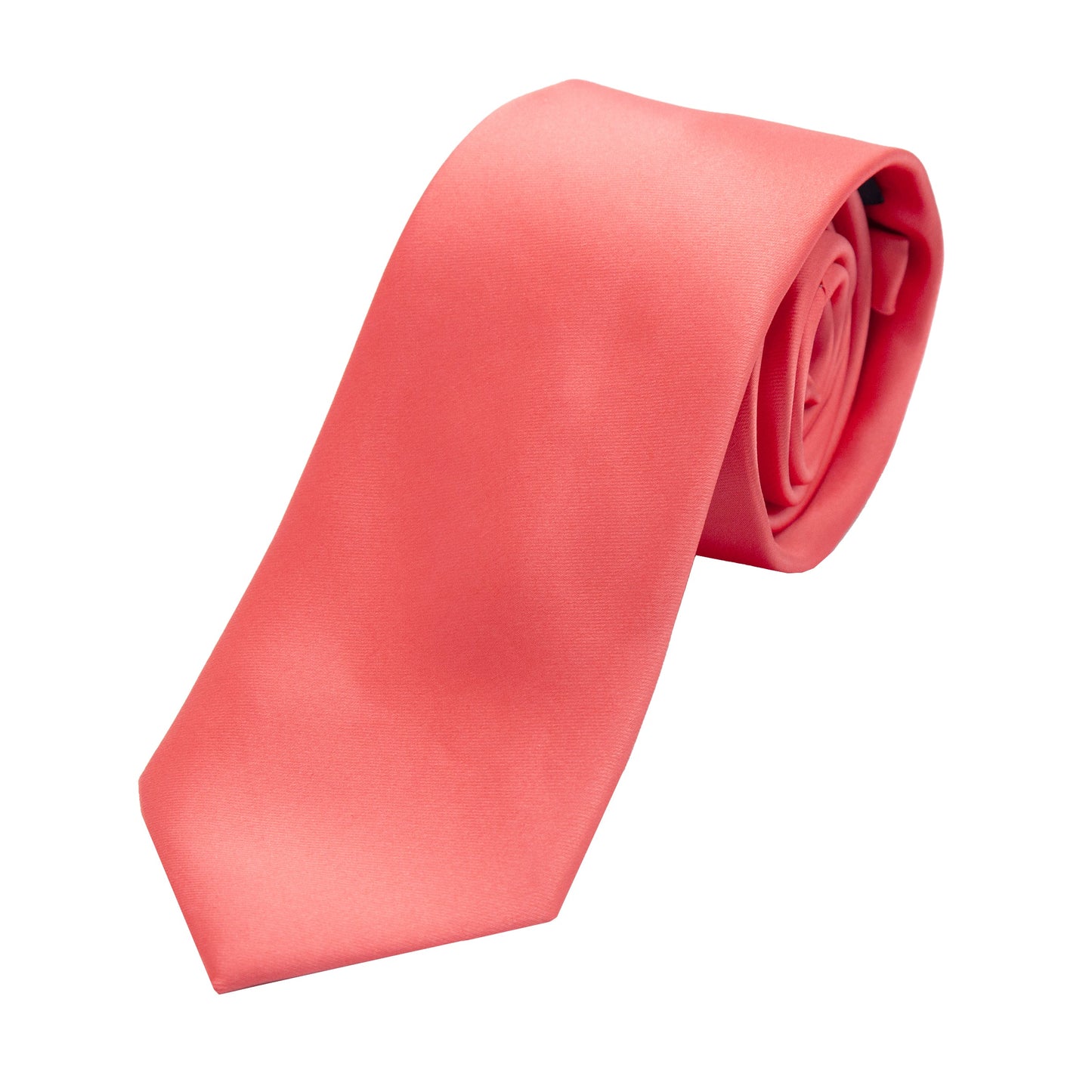 Salmon Luxury Satin Weave Neck Tie