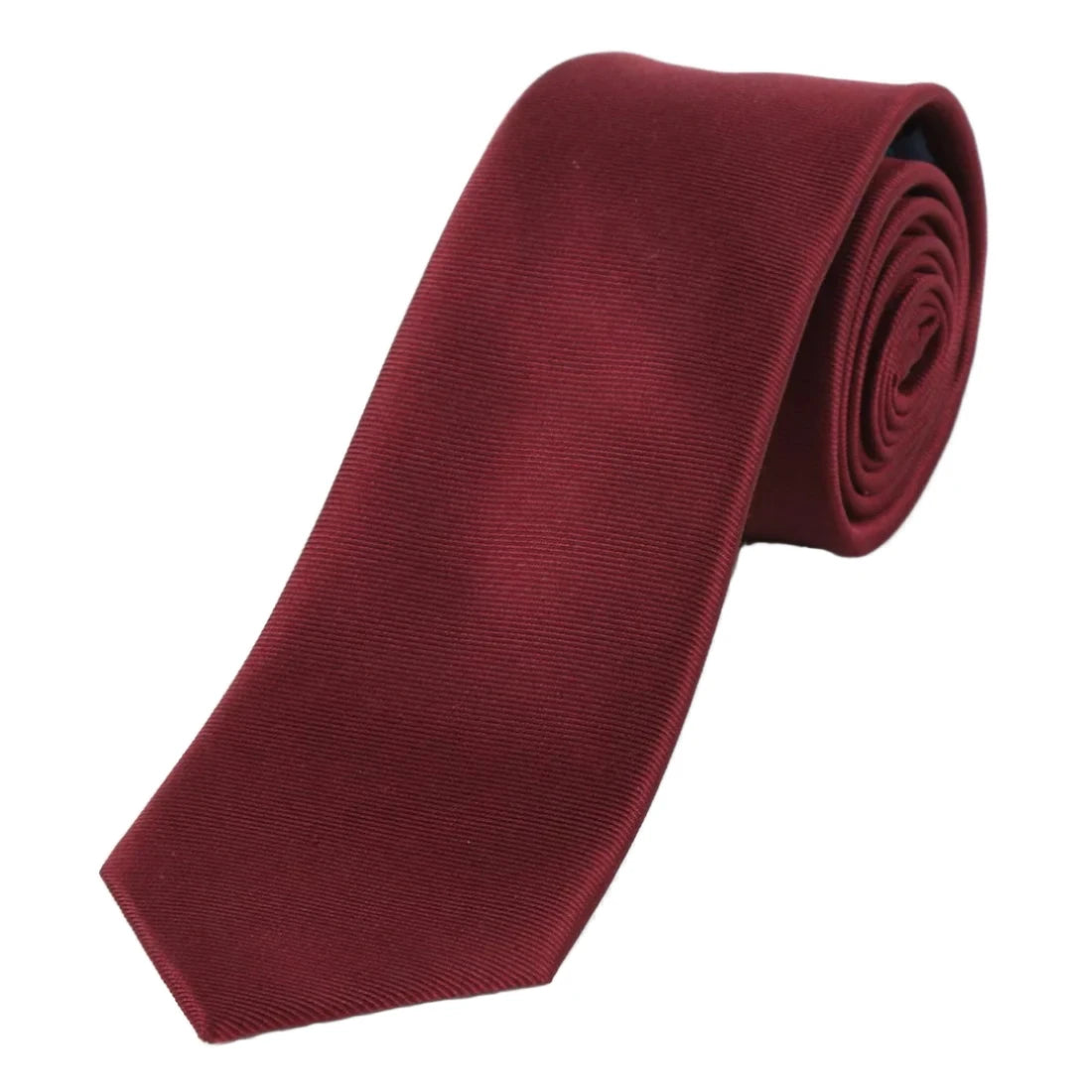 Burgundy Silk Twill Weave Neck Tie