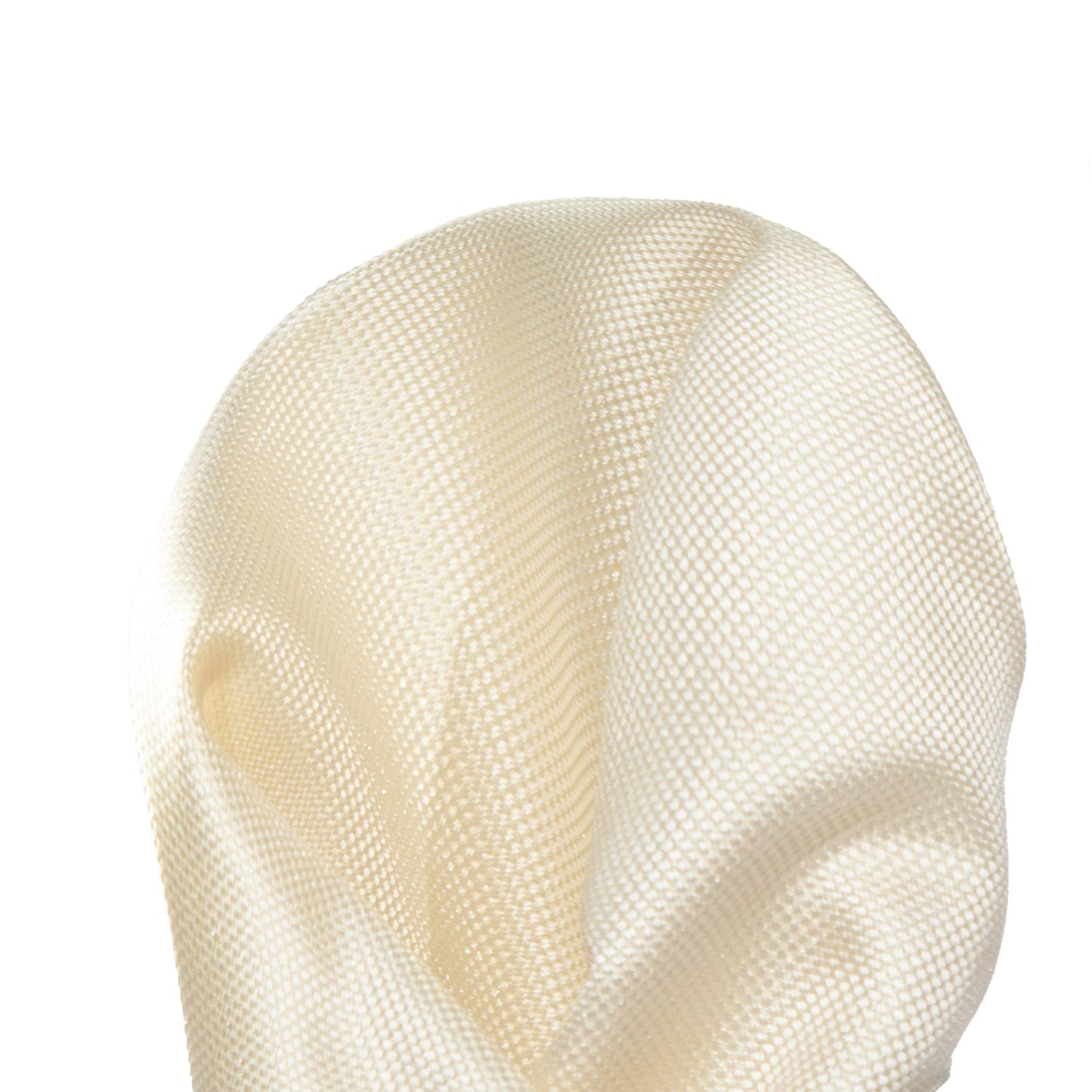 Ivory Luxury Textured Weave Pocket Square