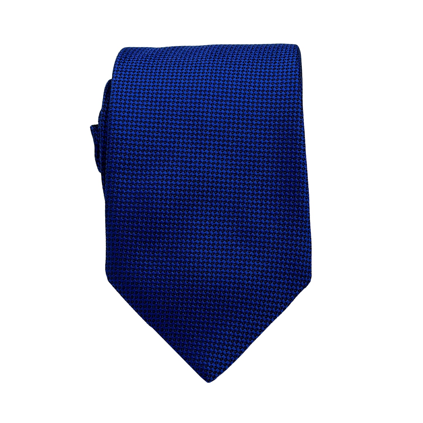 Royal Blue Luxury Oxford Weave 7.5cm Neck Tie