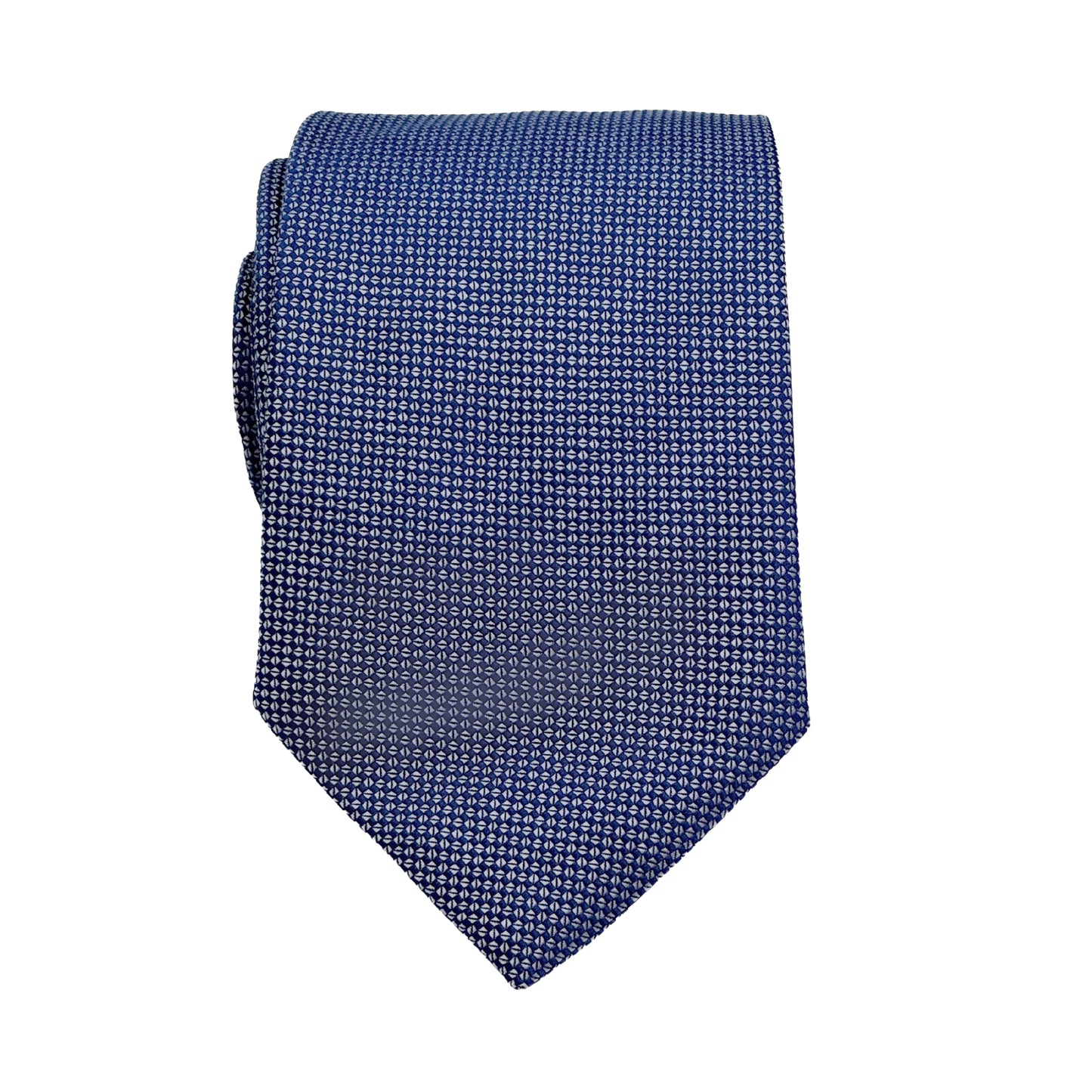 Navy Luxury Oxford Weave 7.5cm Neck Tie