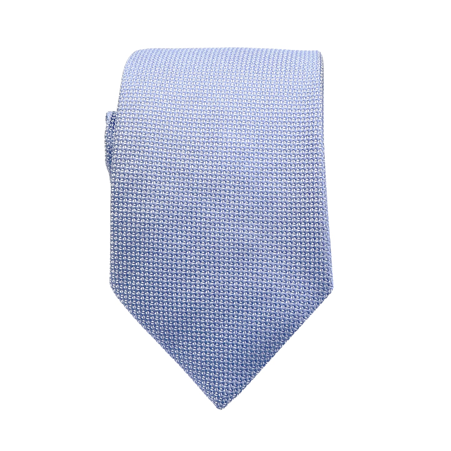 Sky Blue Luxury Oxford Weave 7.5cm Neck Tie