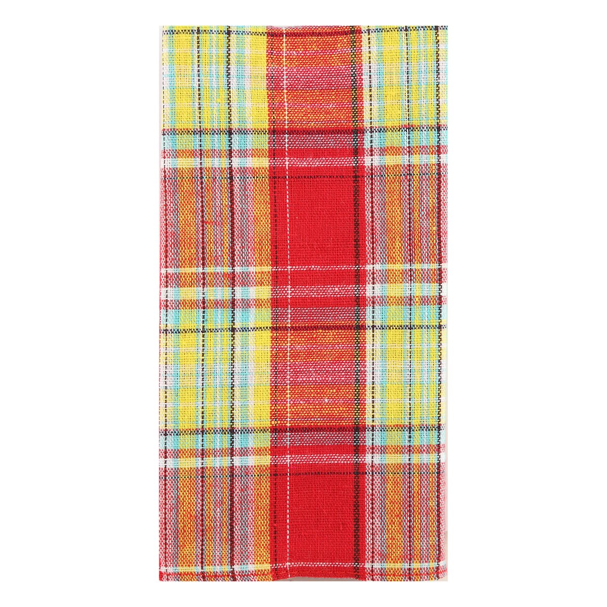 Red/Gold Luxury Cotton Check Bow Tie Combo Set