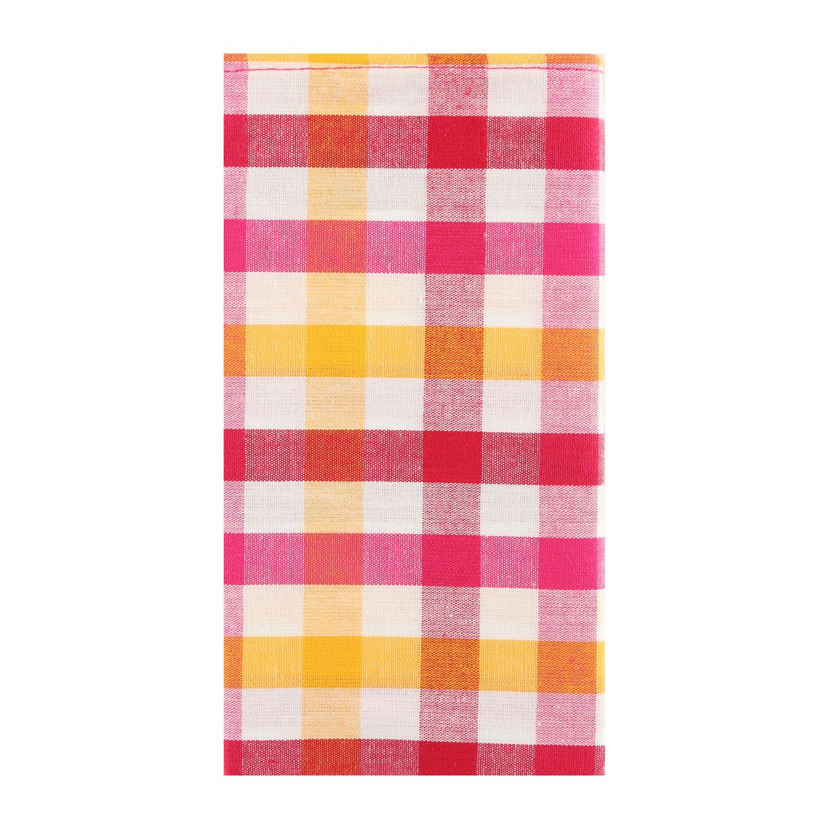 Magenta/Gold/White Check Pocket Square, Flower and Bow Tie Combo Set