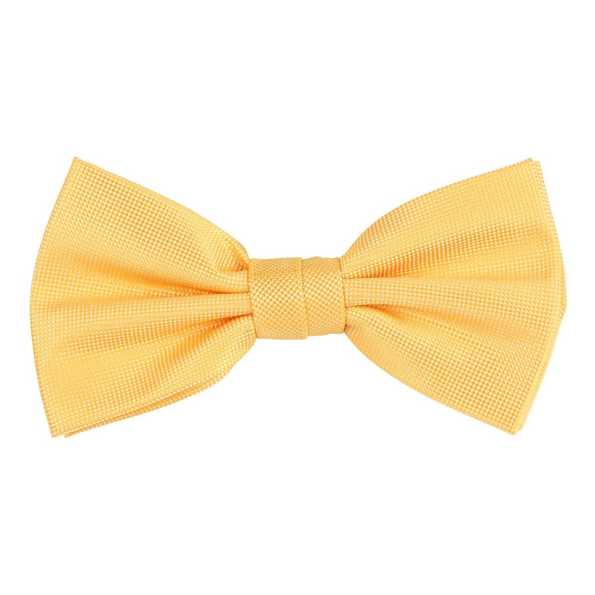 James Adelin Textured Weave Gold Bow Tie