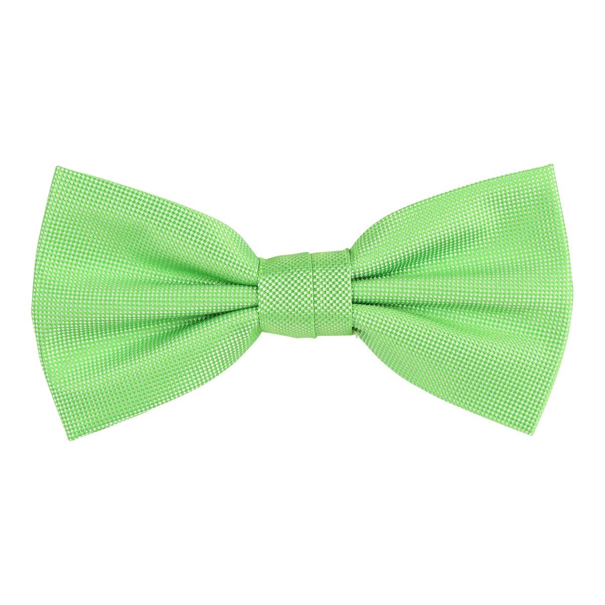 James Adelin Textured Weave Lime Bow Tie