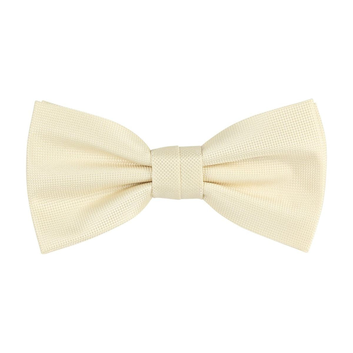 James Adelin Textured Weave Ivory Bow Tie