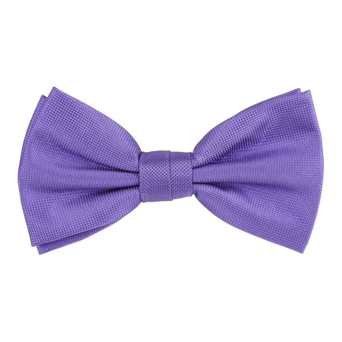 Purple Luxury Textured Weave Bow Tie