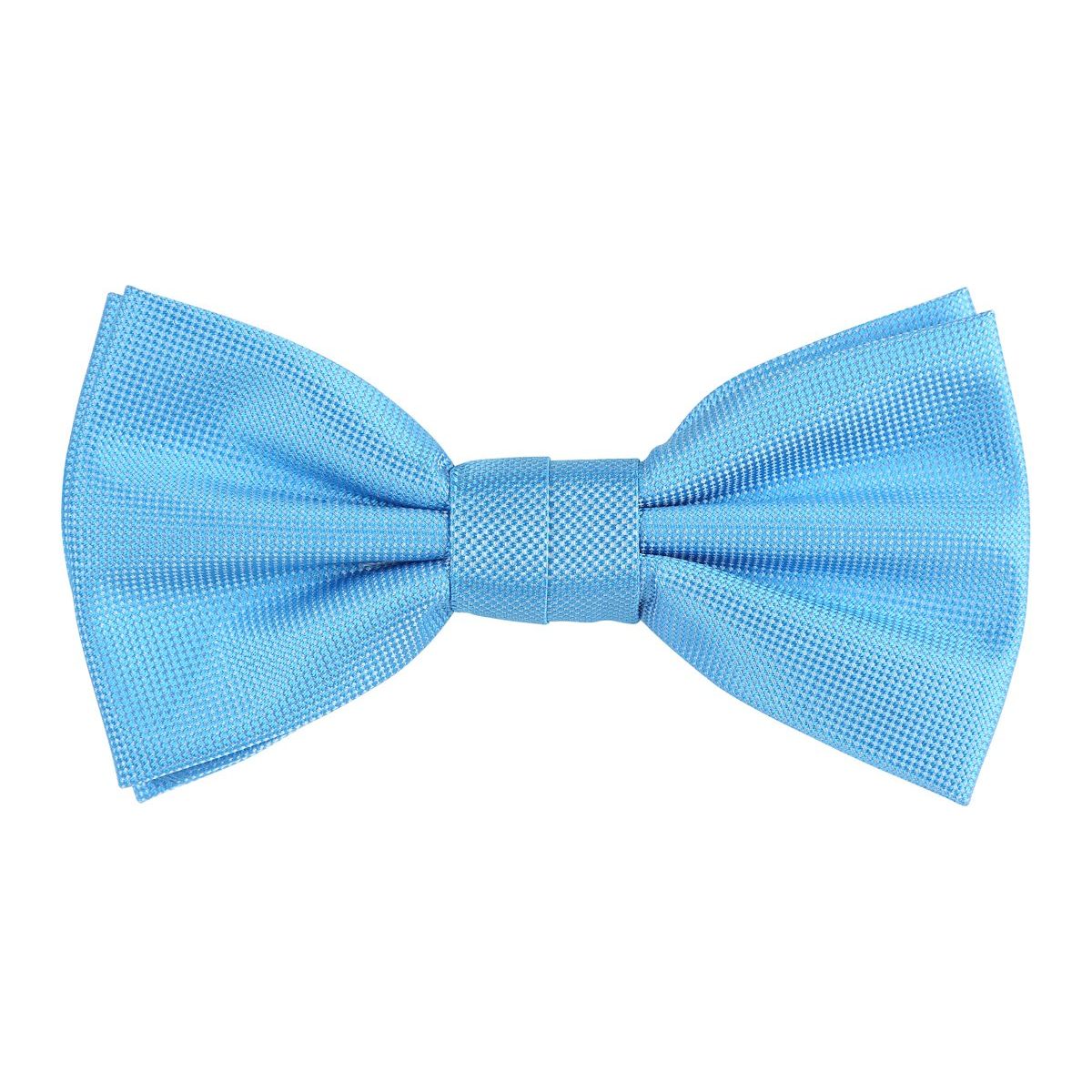 James Adelin Textured Weave Turquoise Bow Tie