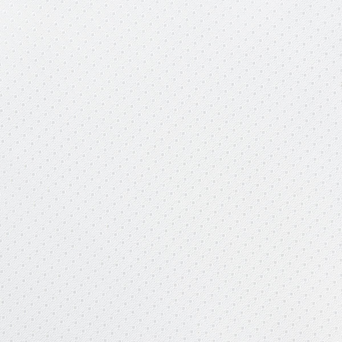 White Luxury Mini Spotted Weave Pocket Square