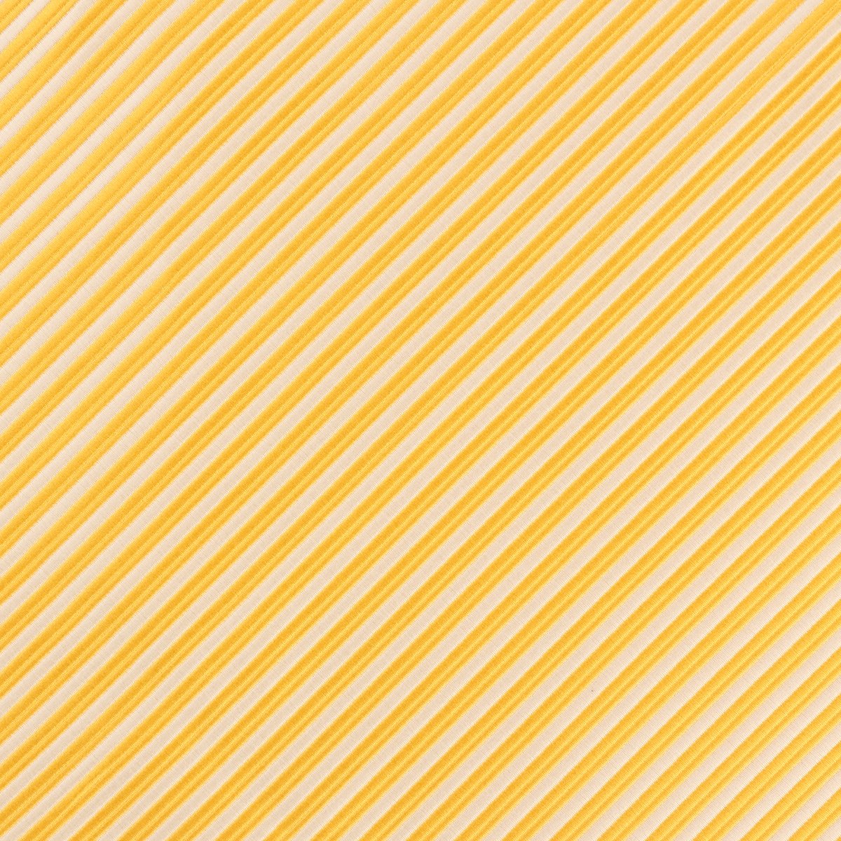 Gold/White Luxury Mini Striped Weave Pocket Square
