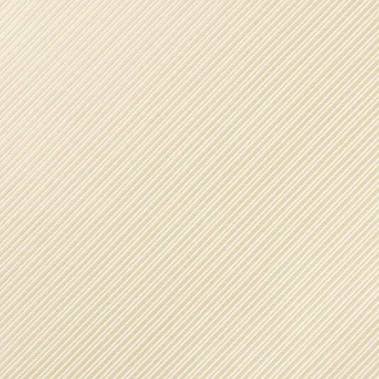 Ivory Luxury Mini Striped Weave Pocket Square
