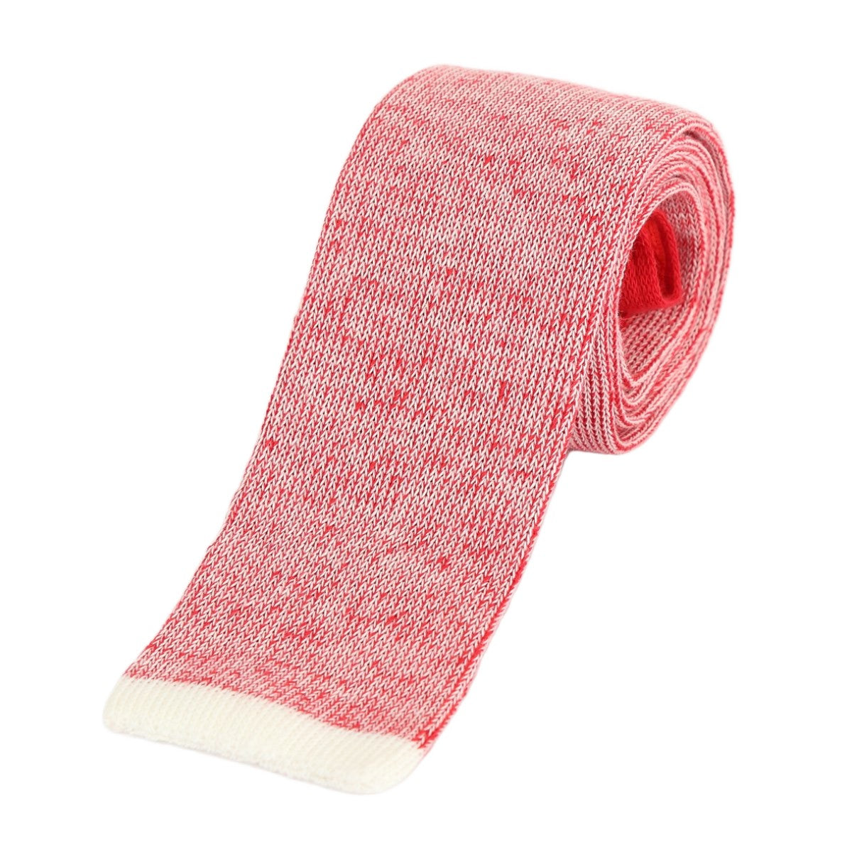 Red Shaded Effect Mens Knitted Tie