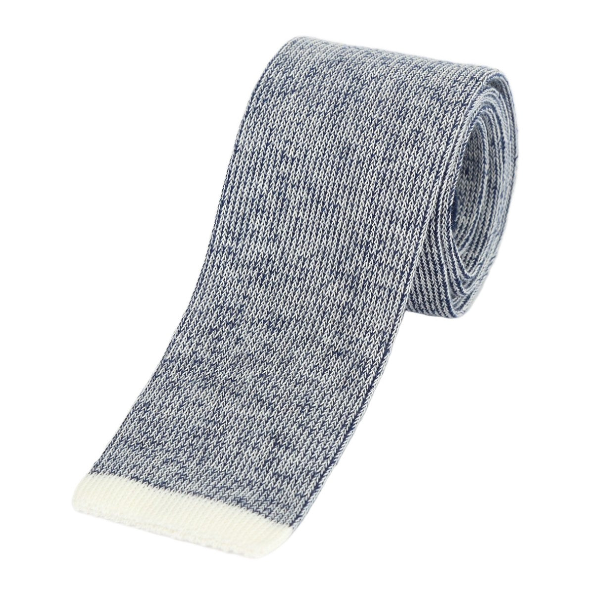 Navy Shaded Effect Mens Knitted Tie