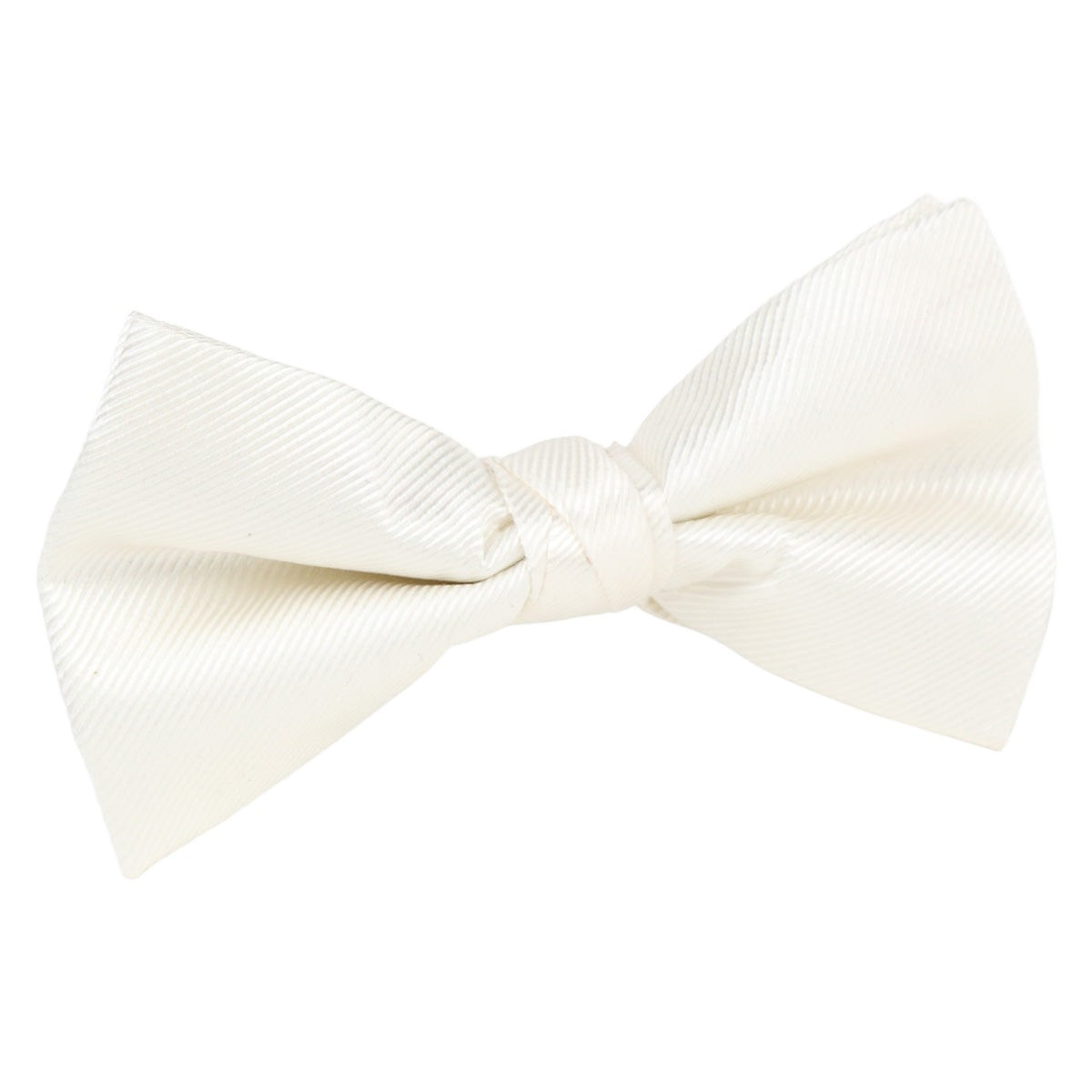 Off White Luxury Pure Twill Weave Silk Single Dimple Bow Tie