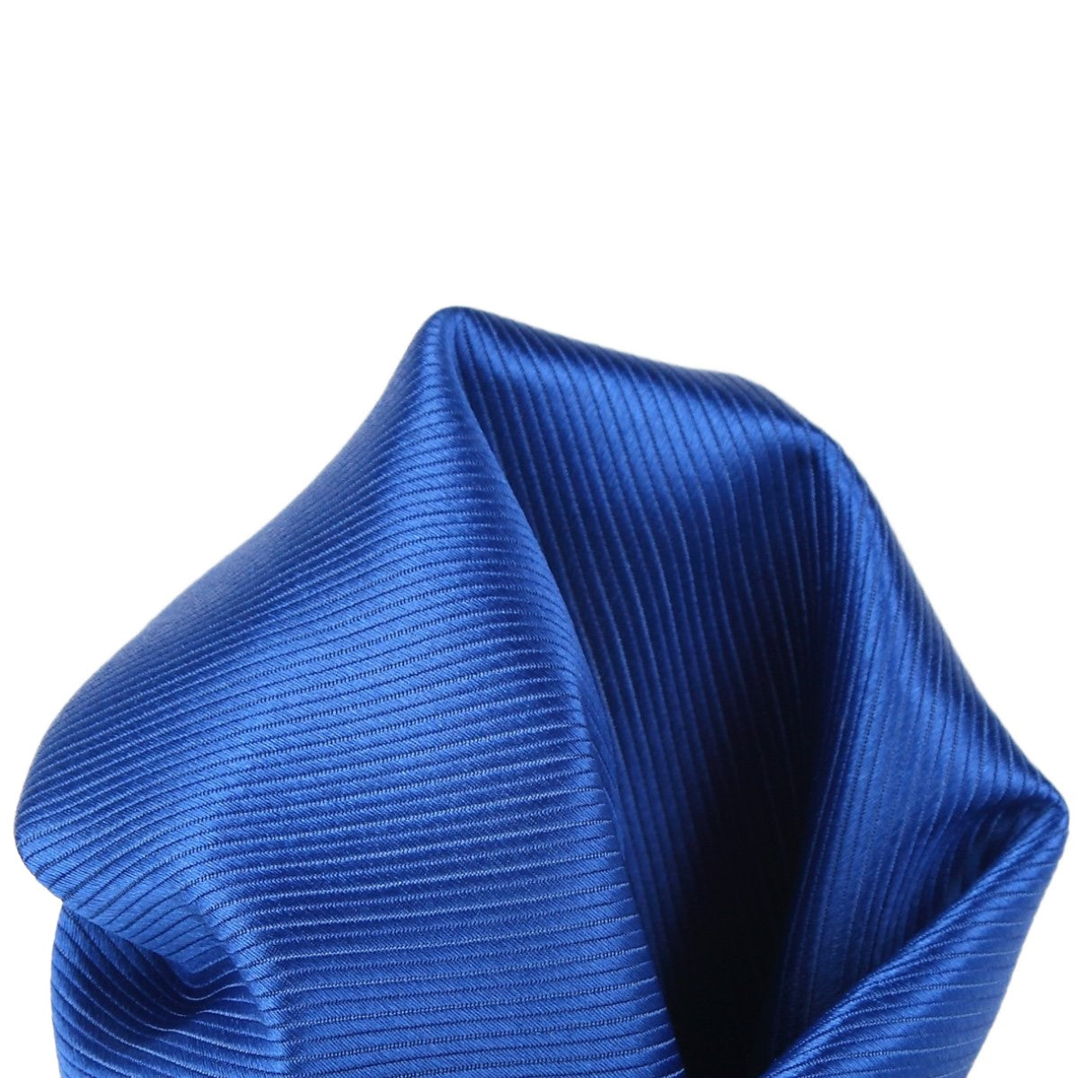 Royal Blue Pure Silk Twill Weave Pocket Square