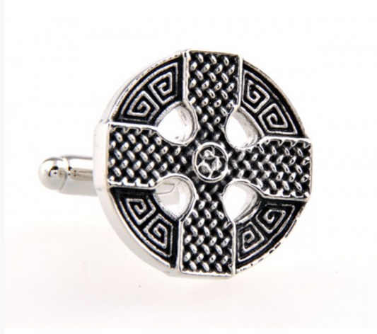 James Adelin Silver Vintage Cross Cuff Links