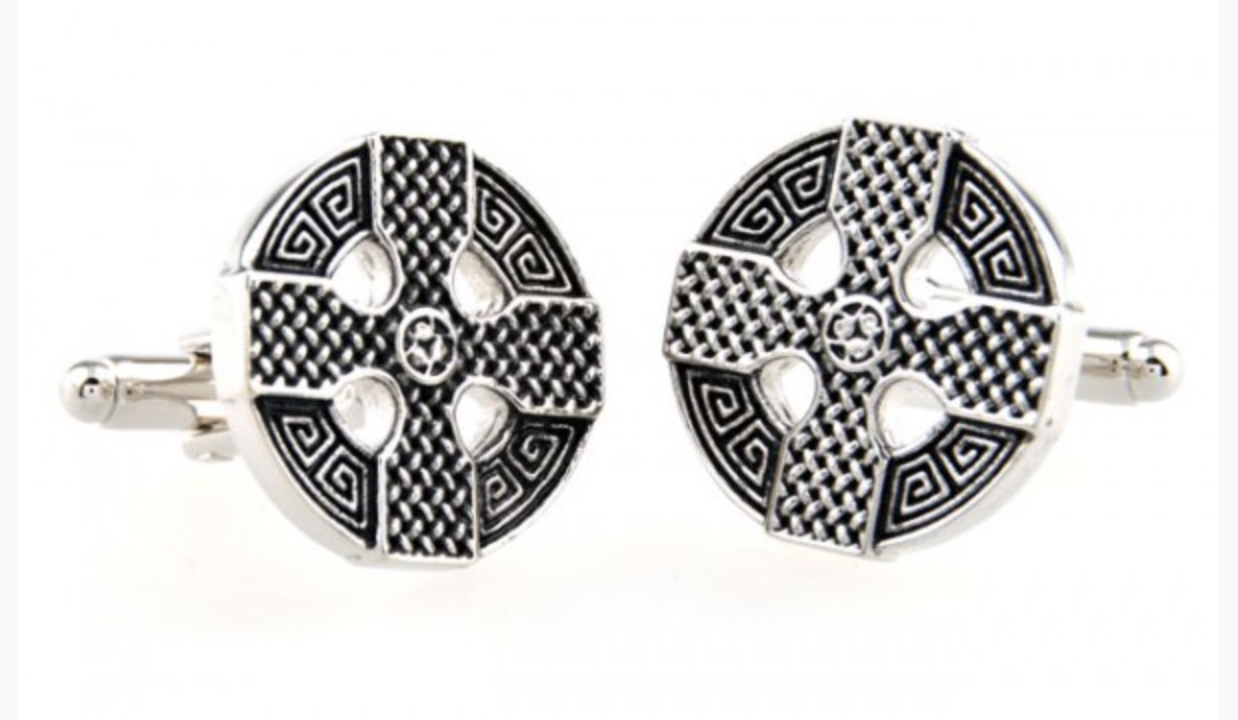 James Adelin Silver Vintage Cross Cuff Links