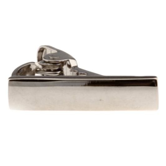 the james adelin silver block style tie clip