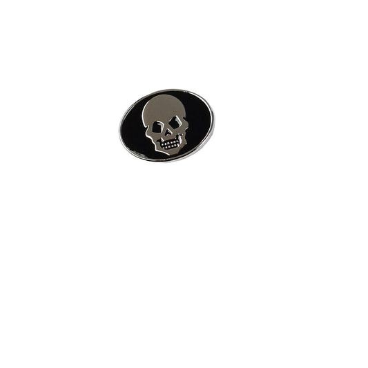 Silver/Black Skull Cuff Links