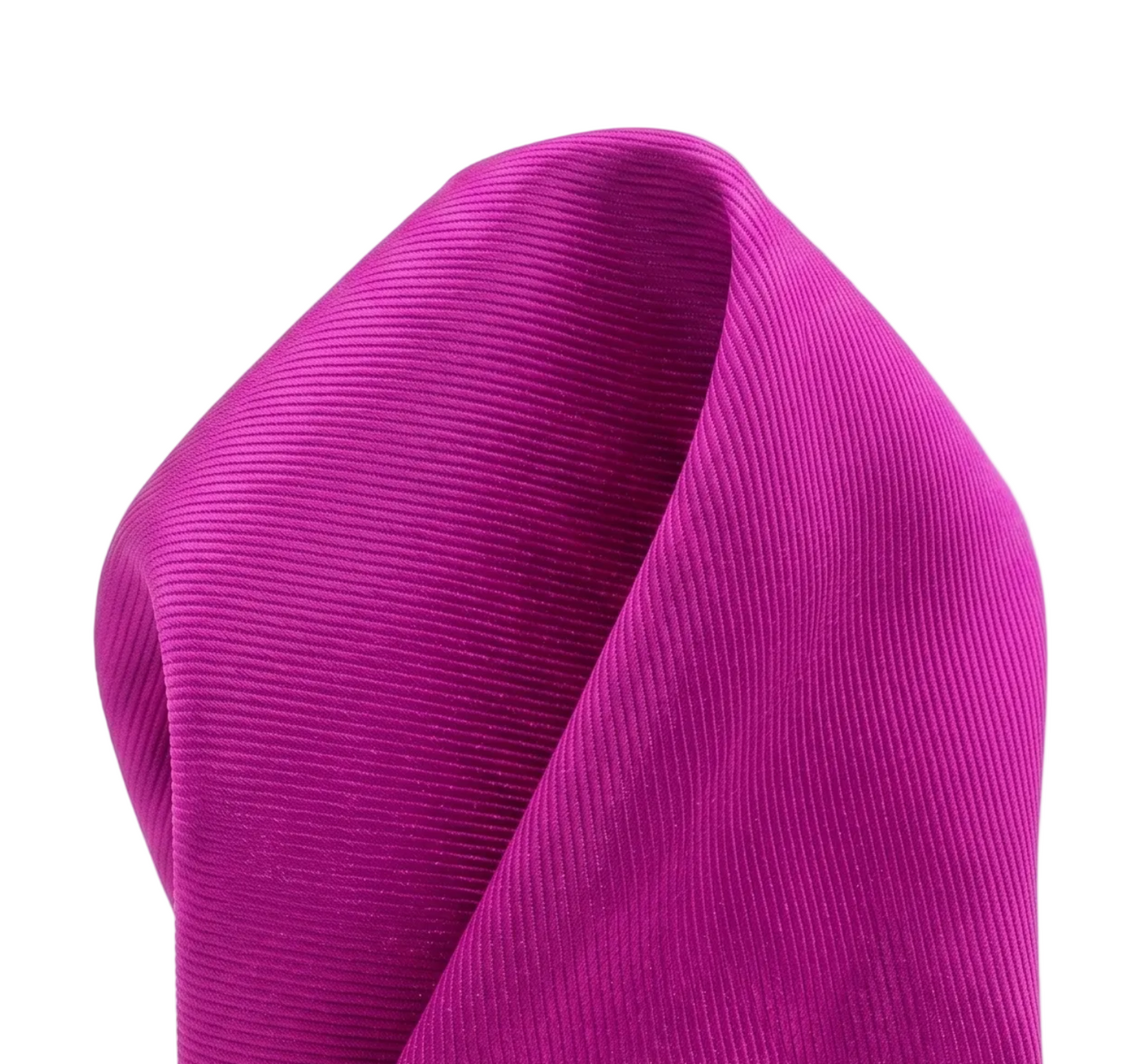 Magenta Pure Silk Twill Weave Pocket Square