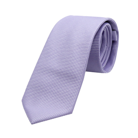 Soft Purple Luxury Textured Weave Neck Tie