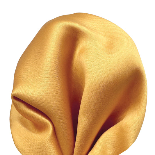 Gold Luxury Satin Weave Pocket Square