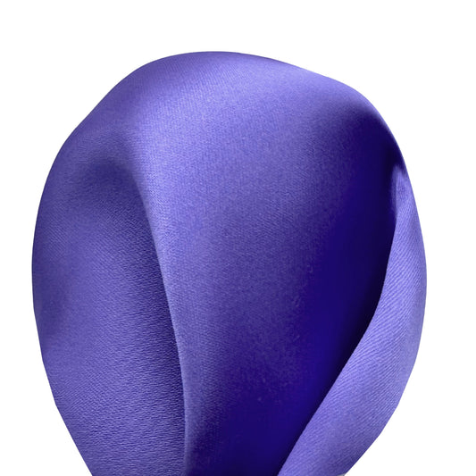 Purple Luxury Satin Weave Pocket Square