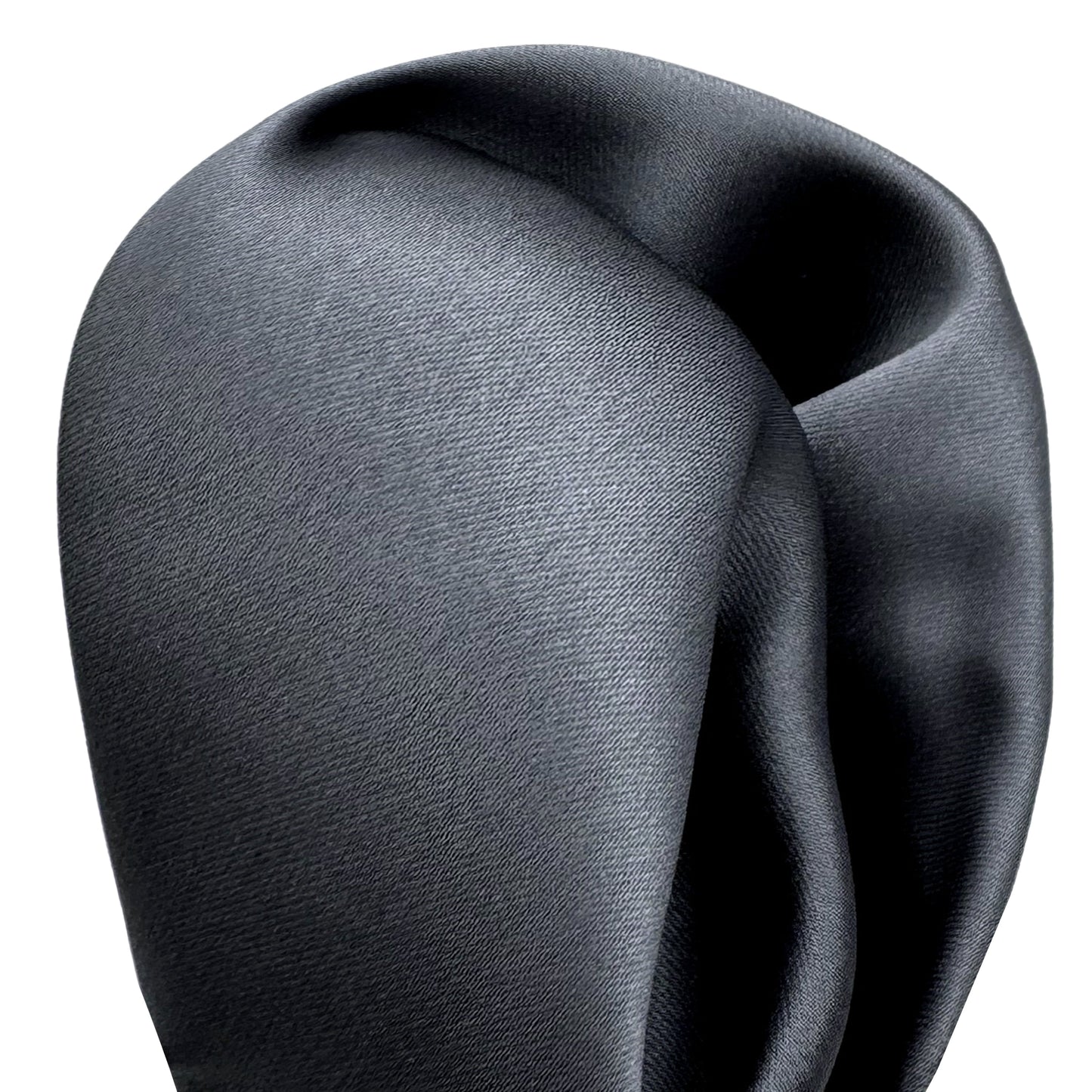 Charcoal Luxury Satin Weave Pocket Square