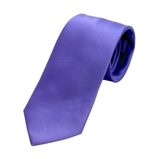 Purple luxury Satin Weave Neck Tie