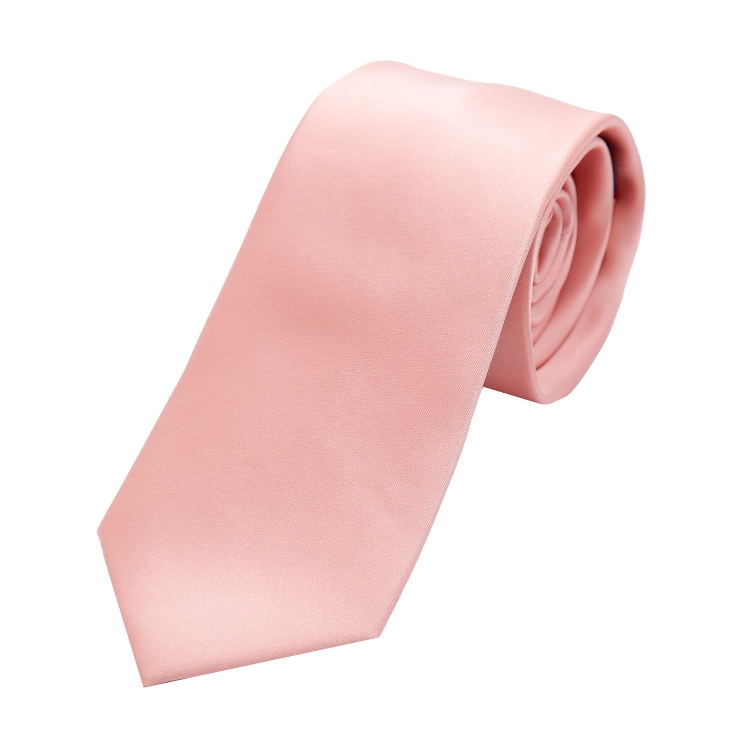 Soft Pink Luxury Satin Weave Neck Tie