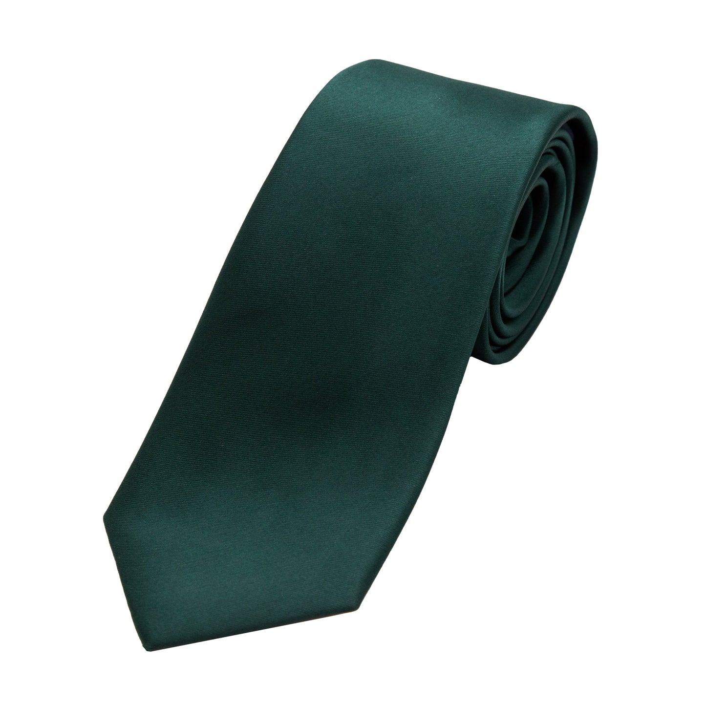 Dark Green Luxury Satin Weave Neck Tie