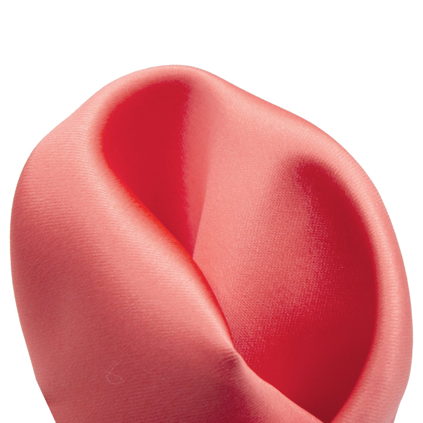 Coral Luxury Satin Weave Pocket Square