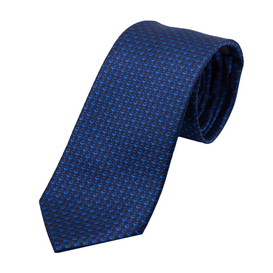 Navy/Royal Luxury Textured Weave Neck Tie