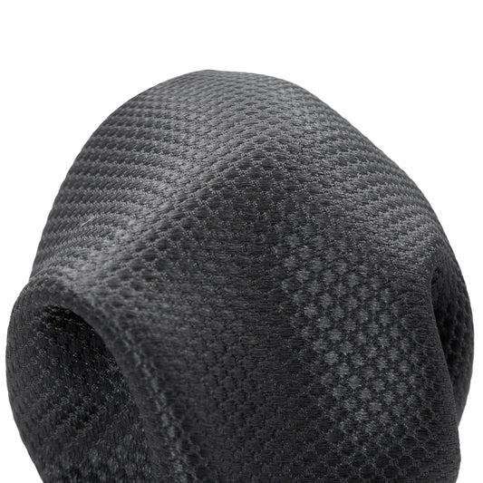Charcoal Pure Silk Textured Square Weave Pocket Square