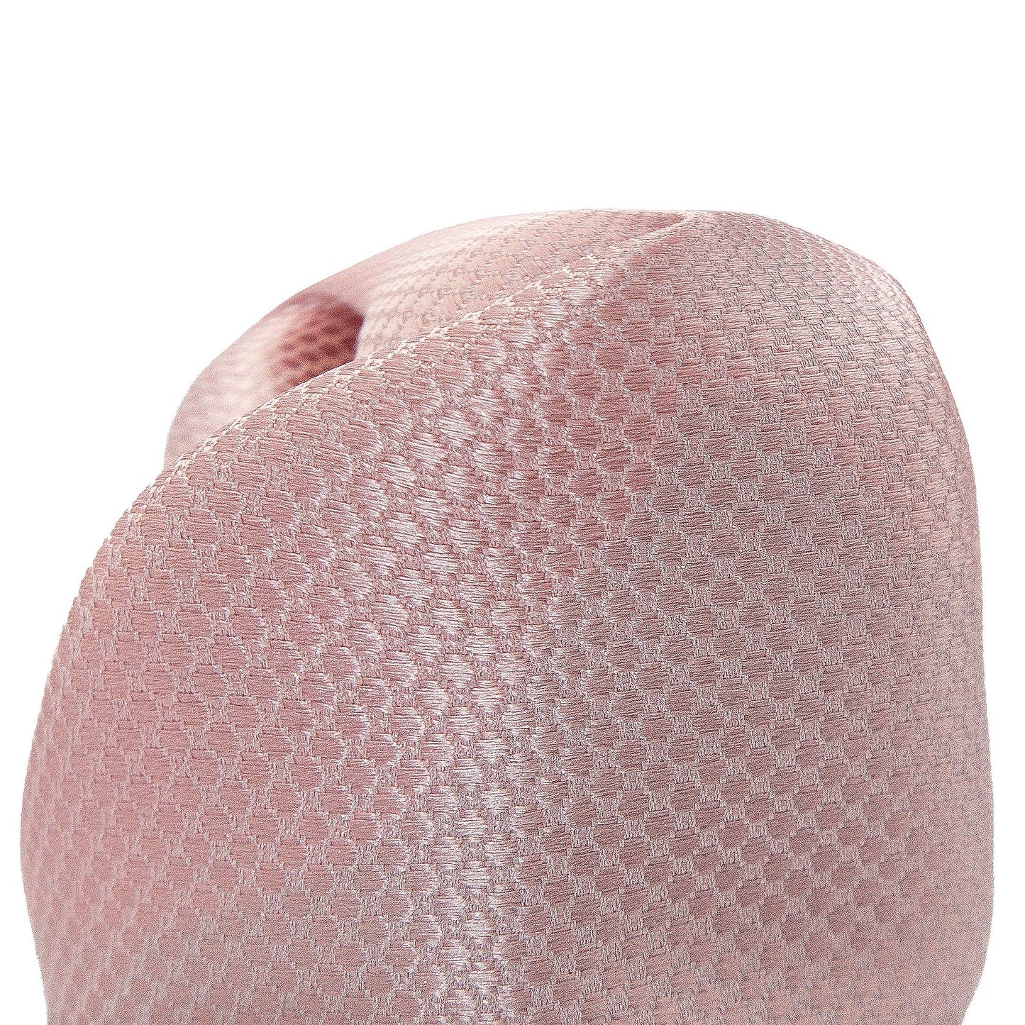 Soft Pink Pure Silk Textured Square Weave Pocket Square