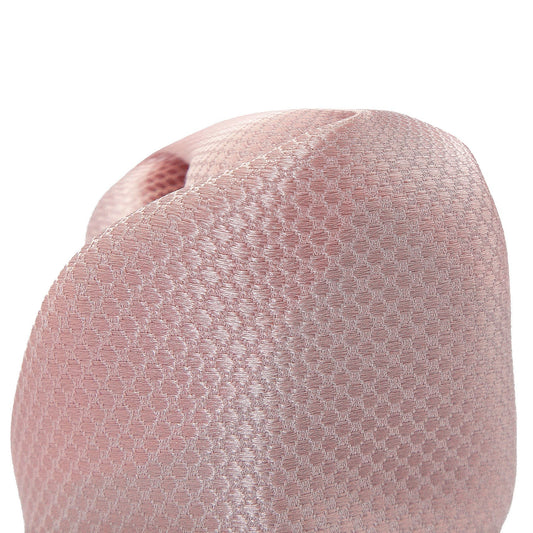 Soft Pink Pure Silk Textured Square Weave Pocket Square