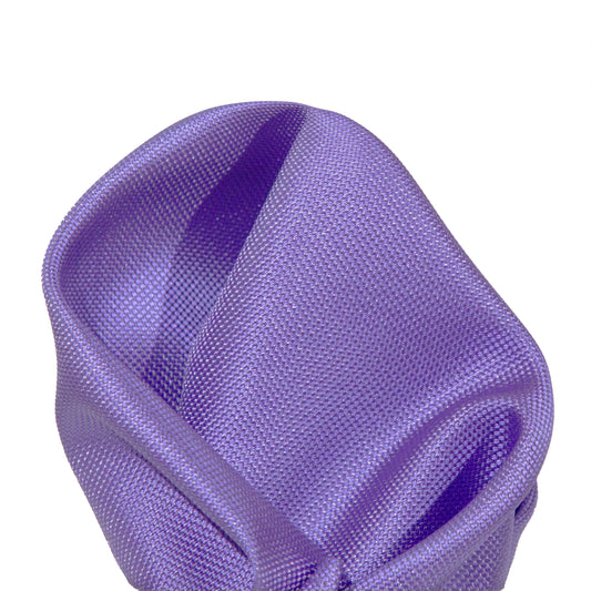 Purple Luxury Textured Weave Pocket Square