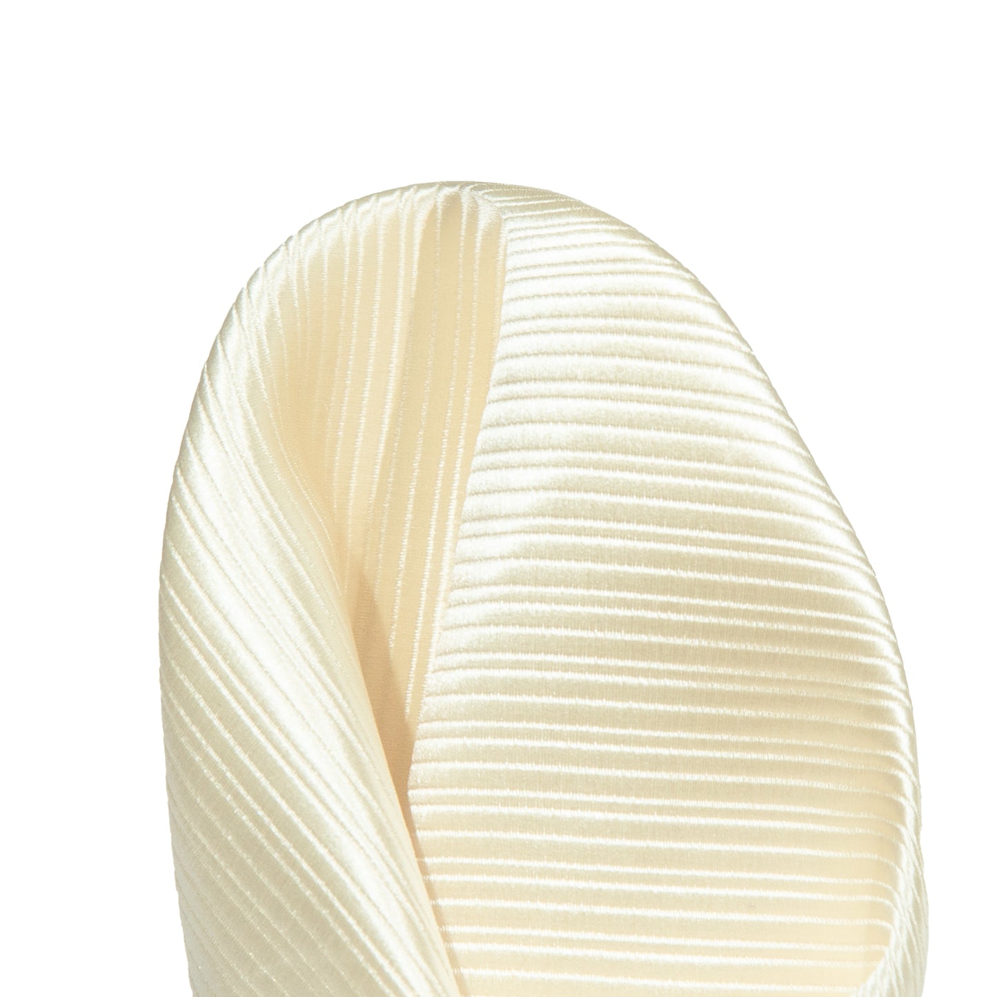 Ivory Luxury Mini Striped Weave Pocket Square