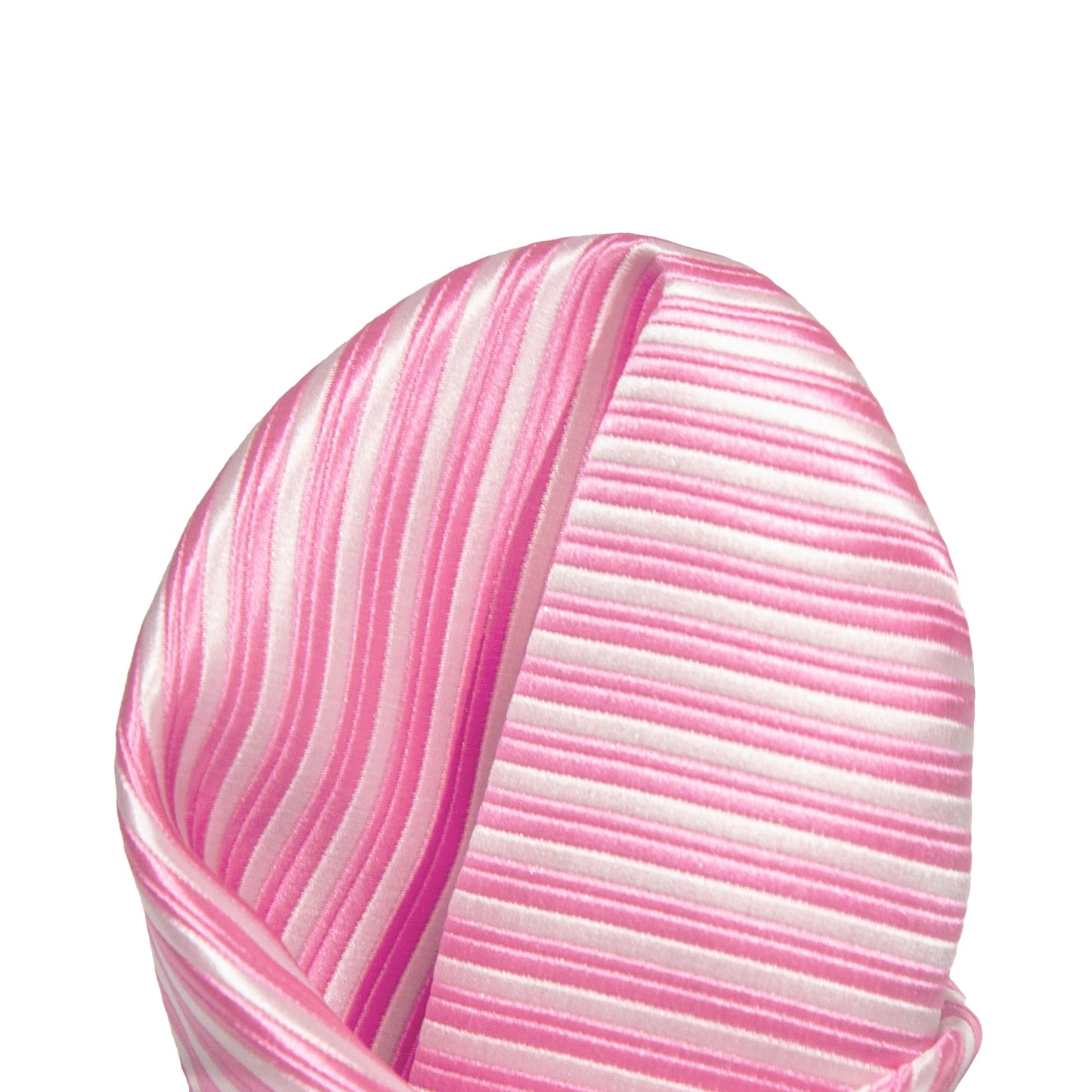Pink/White Luxury Mini Striped Weave Pocket Square